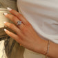 Emerald Cut Sterling Silver Ring