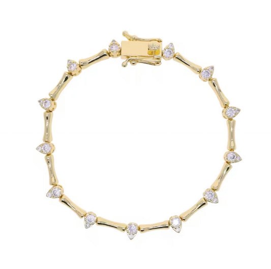 Tear Drop Tennis Bracelet